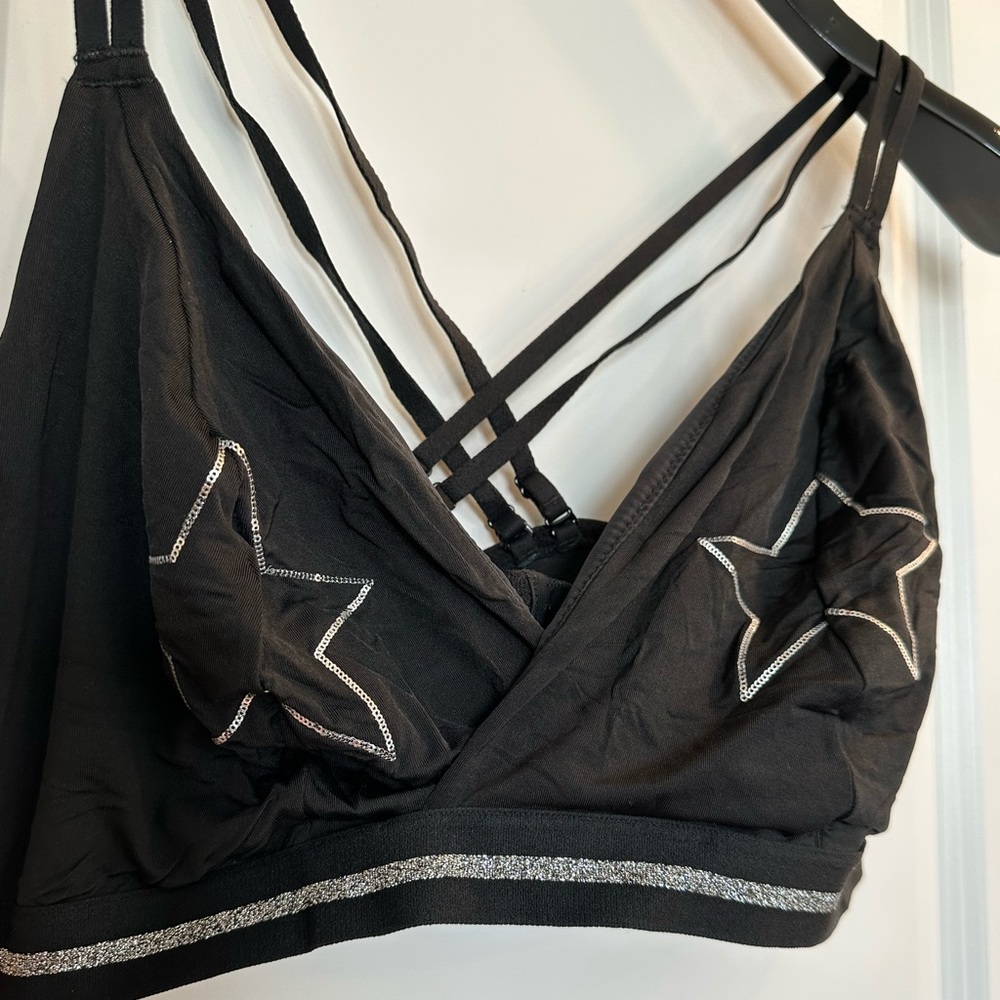 Starry Adjustable Strappy Back Bralette